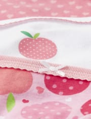 Girls Peach Underwear 3-Pack