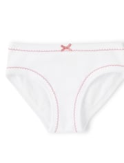 Girls Peach Underwear 3-Pack