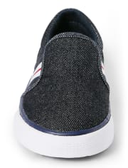 Baskets à enfiler en jean pour garçons - All Aboard