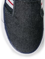 Baskets à enfiler en jean pour garçons - All Aboard