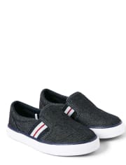 Baskets à enfiler en jean pour garçons - All Aboard