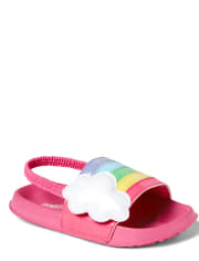 Girls Rainbow Slides - Sunshine Time