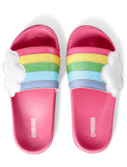 Girls Rainbow Slides - Sunshine Time