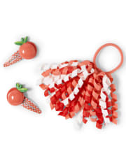 Girls Hair Set - Pretty Peach