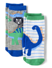 Pack de 2 calcetines midi para niño - Hello Dino