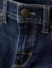 Jeans elásticos con 5 bolsillos para niños
