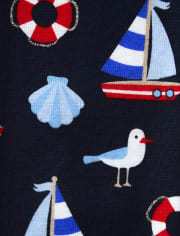 Pijama de 2 piezas de algodón All Aboard para niños - Gymmies