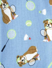 Pijama de 2 piezas de algodón para perros de tenis para niños - Gymmies