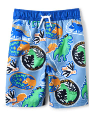 Boys Swim Shorts - Hello Dino