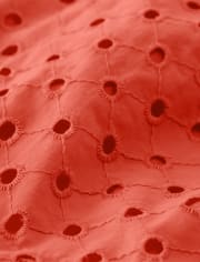 Short à œillets pour filles - Pretty Peach