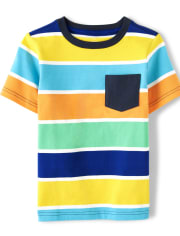 Kids Striped Pocket Top - Future Astronaut