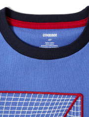 Boys Embroidered Soccer Top - Ready, Set, Goal