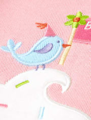 Pyjama 2 pièces en coton Boutique d'anniversaire pour filles - Gymmies