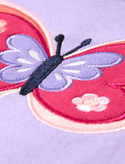 Pyjama 2 pièces en coton papillon fille - Gymmies