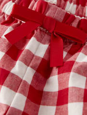 Short Vichy Fille - Pastèque Douce