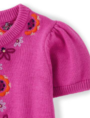 Girls Floral Shrug - Summer Sunsets