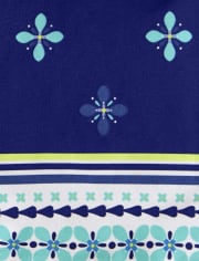 Top con medallón floral para niña - Island Getaway