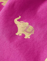 Girls Elephant Romper - Summer Sunsets