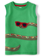 Débardeur à patch serpent pour garçons - Critter Camp