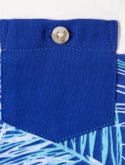 Camiseta sin mangas de hoja de palma para niños - Island Getaway