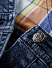 Boys Denim Shortalls - Mr. Fix It