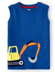 Boys Truck Tank Top - Mr. Fix It