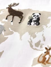 Boys Map Tank Top - Safari Camp