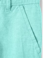 Boys Striped Chino Shorts - Island Getaway