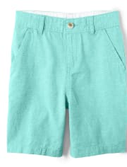 Boys Striped Chino Shorts - Island Getaway