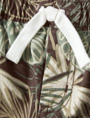 Boys Leaf Pull On Shorts - Safari Camp