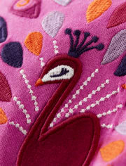 Haut paon pour filles - Couchers de soleil d'été