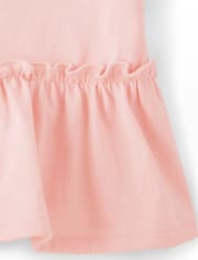 Top Niña Watermelon Flutter Peplum - Sweet Watermelon