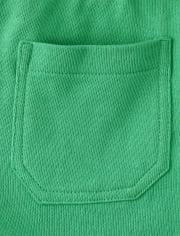 Conjunto De Niño Top Y Shorts De Rayas Con Bolsillos - Critter Camp