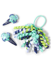 Ensemble cheveux bouclés pour filles - Escapade sur l'île