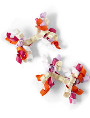 Girls Curly Hair Clips - Summer Sunsets