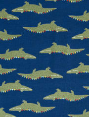 Boys Alligator Print Top - Critter Camp