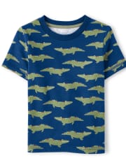 Boys Alligator Print Top - Critter Camp