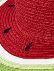 Girls Watermelon Sun Hat - Sweet Watermelon