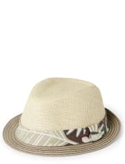 Boys Leaf Fedora - Safari Camp