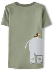 Boys Safari Cotton 2-Piece Pajamas - Gymmies