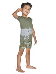 Boys Safari Cotton 2-Piece Pajamas - Gymmies