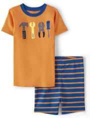 Boys Tools Cotton 2-Piece Pajamas - Gymmies