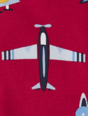 Boys Airplane Cotton 2-Piece Pajamas - Gymmies