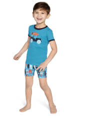 Boys Surf Cotton 2-Piece Pajamas - Gymmies
