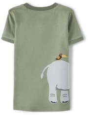 Boys Safari Cotton 2-Piece Pajamas - Gymmies