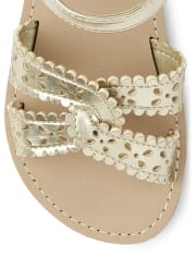 Girls Metallic Sandals - Summer Sunsets