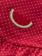 Girls Tank Top And Bike Shorts Set - Sweet Watermelon