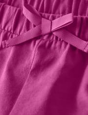 Girls Ruffle Tank Top And Shorts Set - Summer Sunsets