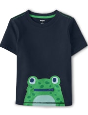 Boys Frog And Dragonfly Top - Critter Camp