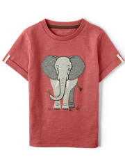 Boys Elephant Top - Safari Camp